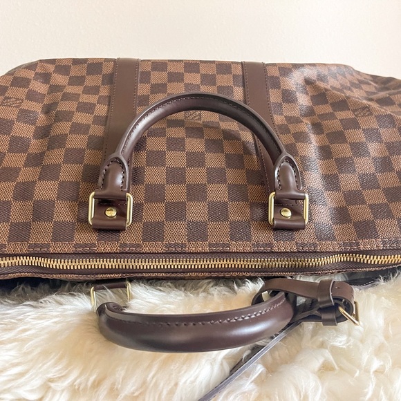 Louis Vuitton Keepall Bandouliere 55 Damier Ebene NWT - Picture 2 of 16